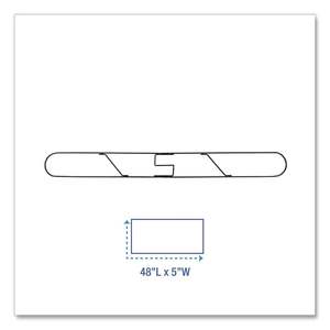 Boardwalk 48 Pulgadas X 5 pulgadas Estructura de fregona con clip chapada en zinc 5 en 1 con mango extensible - Product Image 5