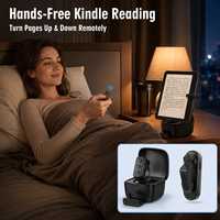 Control Remoto Inalámbrico Bluetooth 5.0 para Pasar Páginas en Kindle, Recargable por USB, Compatible con Paperwhite, Oasis, iPad y Tablets