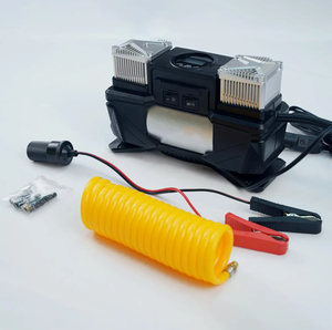 Sản Phẩm Hot Ô Tô Với 858 Hai-Xi Lanh Kỹ Thuật Số Lốp <span class=keywords><strong>Inflator</strong></span> 150PSI 12V Xách Tay Máy Nén Khí Bơm Trường Hợp Mang - Product Image 4