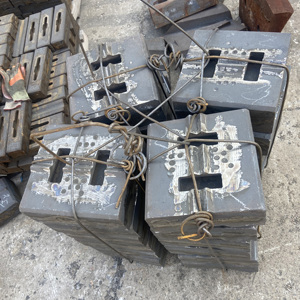 Placa de revestimiento de trituradora de impacto de alto rendimiento, nueva, para minería de cemento y mineral, piezas de fundición para trituradoras - Product Image 5