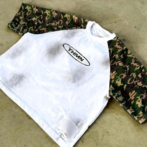 T-shirt <span class=keywords><strong>Homme</strong></span> Oversize Vintage <span class=keywords><strong>Streetwear</strong></span> en Coton Délavé de Haute Qualité, Coupe Boxy, Motif Camouflage, Épais, Court, pour l'Été - Product Image 2