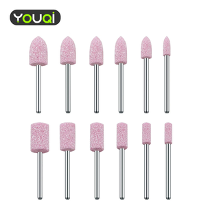 YouQi tête <span class=keywords><strong>de</strong></span> polissage en pierre montée abrasive meule meule mèches <span class=keywords><strong>de</strong></span> <span class=keywords><strong>ponçage</strong></span> tige <span class=keywords><strong>de</strong></span> 3mm <span class=keywords><strong>pour</strong></span> accessoires d'outils électriques rotatifs - Product Image 1