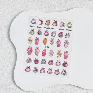 Niedlicher Charakter Nagel aufkleber Beliebte 5D Relief <span class=keywords><strong>Nail</strong></span> Art Aufkleber Dekoration - Product Image 5