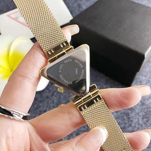 <span class=keywords><strong>Montre</strong></span> à quartz <span class=keywords><strong>GUESS</strong></span> américaine en alliage écologique, style coréen, pour couple, avec cadran triangulaire inversé et diamants, en acrylique, 38 mm, à aiguilles - Product Image 4