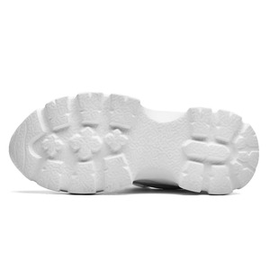 Baskets compensées pour femme, chaussures de sport, autres tendances, en cuir et maille, chaussures épaisses pour femmes - Product Image 6