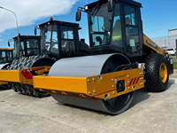 Rouleau vibratoire à tambour unique haute efficacité 12 tonnes SSR120C-10 pour la construction routière, rouleau compresseur, vente chaude
