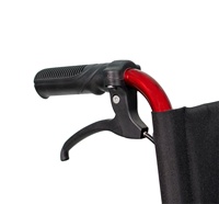 Pliable léger en alliage d'aluminium pour personnes âgées handicapées léger pliant facile à transporter fauteuil roulant autopropulsé à la main
