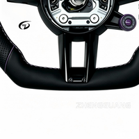Volant de direction haut de gamme SYX personnalisé en cuir véritable, adapté aux voitures Porsche Macan 971, 991, 992, Panamera, 718 et Taycan