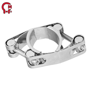 Colliers de serrage réglables robustes en acier inoxydable HLM Colliers de serrage à boulon en T - Product Image 1