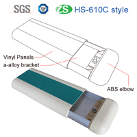 Panneaux de protection murale en PVC de qualité hospitalière Unitech Protections d'angle en aluminium anti-collision pour la protection des murs