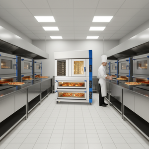 Ticari Otomatik Elektrikli Döner Fırın Fermantasyon Kabini 380V Dijital Kontrollü Yüksek Verimli Unlu Mamuller Ekipmanı - Product Image 6