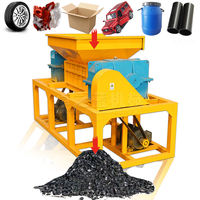 Mini pesado pequeno eixo duplo industrial ferro alumínio esmagando a máquina, sucata Metal Shredder