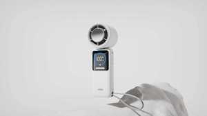 Ventilateur portable pliable <span class=keywords><strong>3</strong></span>-en-1 de 8000 mAh, multifonctionnel avec 5 vitesses de vent, ventilateur de poche pratique pour l'extérieur avec batterie externe - Product Image 5