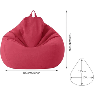 <span class=keywords><strong>เก้าอี้</strong></span>บีนแบ็กขนาดยักษ์ที่สะดวกสบายเป็นพิเศษสำหรับผู้ใหญ่พร้อมผ้าคลุมที่ถอดออกได้รู้สึกถึงโซฟาสำหรับห้องนั่งเล่นผลิตภัณฑ์หมอนสำหรับเดินทาง - Product Image 4