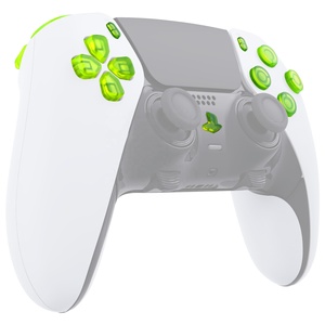 Botones Transparentes para el Control PS5 Edge, Teclas de Repuesto Verdes Transparentes para Kit de Modificación Personalizada - Product Image 4