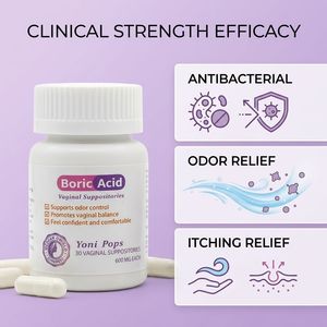 Mascarilla <span class=keywords><strong>Vaginal</strong></span> de Colágeno con Ácido Bórico para el <span class=keywords><strong>Tratamiento</strong></span> de la Vaginosis Bacteriana y Neutralizador de Olores, Antibacteriana y Equilibrio del pH, 30 Unidades - Product Image 3