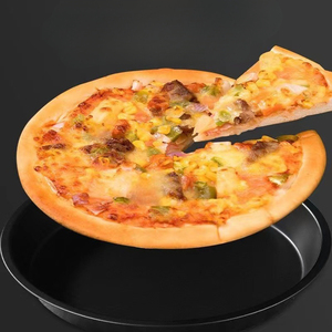 Moule à <span class=keywords><strong>pizza</strong></span> rond en acier au carbone de qualité supérieure <span class=keywords><strong>Marvelous</strong></span> pour la cuisson au four de cuisine avec surfaces antiadhésives - Product Image 5