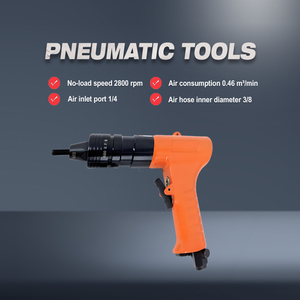 Pistolas remachadoras neumáticas autoblocantes Santwell, juego de herramientas remachadoras de aire para aluminio M4 M5 M6, mango trasero, 3 meses de garantía - Product Image 6