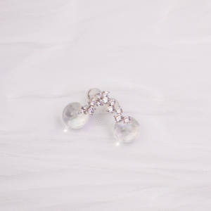Pendientes de Plata Bañada con Diseño Bohemio de Cielo Estrellado y Ojo de Gato, con Diamantes y Cerezas, para Mujer, Venta al por Mayor - Product Image 1