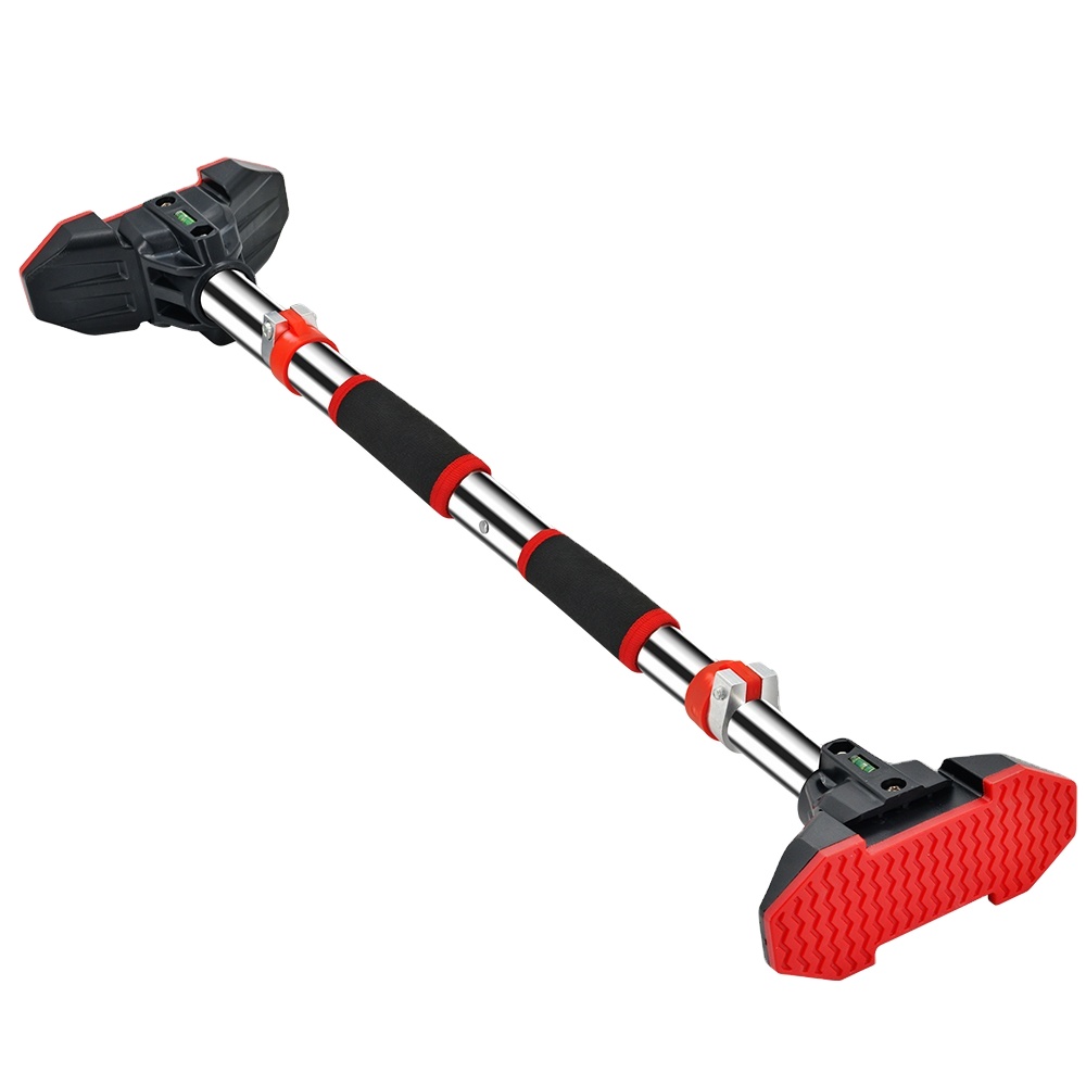 Противоскользящая горизонтальная штанга на двери и свободный вес для дома тренажерного зала оборудование для фитнеса настенное крепление выдвижная штанга