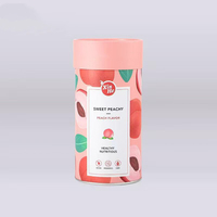 Emballage en tube de carton écologique de qualité alimentaire, boîte ronde en papier biodégradable pour thé aux herbes et café