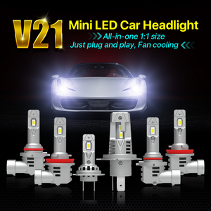 H1 H3 LED lampadina faro 80W Canbus Mini formato Wireless Auto LED proiettore 10000LM CSP 3570 con ventilatore H4 H7 H11 lampadine a LED DC 12V - Product Image 2