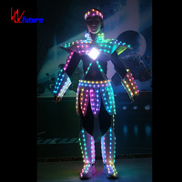 Costume de robot guerrier LED pour spectacle en boîte de nuit, bar, scène, carnaval, défilé, festival, événement, fête