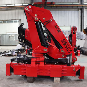 מתקפל זרוע מניפולטור זרוע מתקפלת משאית רכוב עגורן 10 טון 15 מ 'מפרקת בום משאית רכוב עגורן לבנייה - Product Image 3