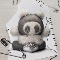Nouvelle collection 2026 POPMART – Figurine en peluche PVC SKULL PANDA Bear Rebel 100 % originale et authentique – Boîte mystère – Décoration tendance – Cadeau créatif