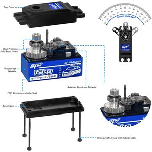 เซอร์โวดิจิตอล Spt 12 กก. รุ่น Spt4412lv สำหรับรถบังคับวิทยุ 1/10 แบบออนโรด เกียร์โลหะ - Product Image 4