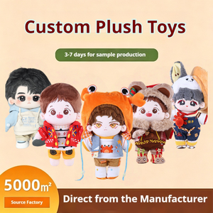 Muñecos de Peluche Personalizados, Lindos y Suaves, MOQ Bajo, 20cm, Muñecos de Peluche Hechos a Mano, Muñecos Kpop - Product Image 1