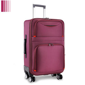 Valise à roulettes en tissu souple Oxford personnalisée à 4 roues 20 22 24 26 28 Ensemble <span class=keywords><strong>de</strong></span> bagages à main à carreaux pour unisexe - Product Image 5