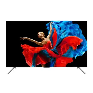 50 55 65 75 85 นิ้วสมาร์ท LED TV Full HD Original โรงงานขนาดใหญ่ 70 นิ้วสีดํา Lcd USB โทรทัศน์