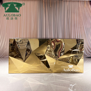 Club Furniture Stainless Steel Reception Desk <b>bar</b> Counter Modern - Product Image 1