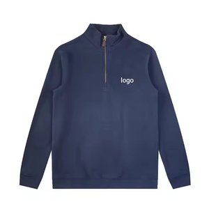 Fabricación de Sudaderas con Media Cremallera Personalizadas de Buena Calidad, Sudaderas con Media Cremallera a la Moda para Hombre - Product Image 3