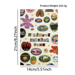 Nuevo Libro de Pegatinas '<span class=keywords><strong>Girlhood</strong></span>' Estilo Vintage, Libro de Pegatinas de la Época, Regalo Personal - Product Image 2
