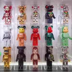 Vente en gros BearBrick 400 <span class=keywords><strong>Violent</strong></span> Bear Lucky Cat <span class=keywords><strong>Action</strong></span> Figures Salon Bureau Résine Ornement Personnage Poupée Nouveau Maison Cadeau - Product Image 1
