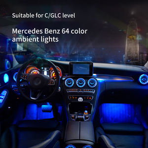 Nuovi Kit di Luci Soffuse Colorate W205 per Mercedes Benz Classe C W205 GLC X253, Aggiornamento Illuminazione Interna con Lampade d'Atmosfera a LED - Product Image 2