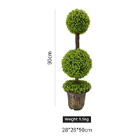 Arbres en spirale d'hortensias artificiels de 90 cm, personnalisables, écologiques, en plastique réaliste, pour jardin et Pâques, vente en gros à prix abordable