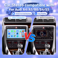 Autoradio Android 9 pouces avec écran IPS, CarPlay, GPS, WiFi, Bluetooth pour Audi A4 A5 B8 S4 S5 2000-2009 - Fournisseur de stéréos en gros