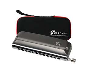 Nouvel <span class=keywords><strong>harmonica</strong></span> <span class=keywords><strong>hohner</strong></span> <span class=keywords><strong>chromatique</strong></span> à <span class=keywords><strong>12</strong></span> <span class=keywords><strong>trous</strong></span> 48 tons pour adulte débutant, instrument de qualité de jeu, boîte cadeau - Product Image 1