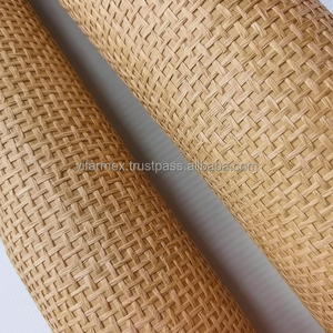 Revêtement mural en toile de jute fait main - Papier peint en fibres naturelles durables pour la décoration intérieure - Product Image 1