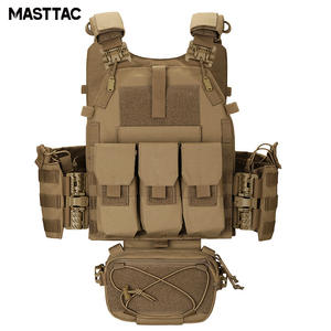 MASTTAC في الهواء الطلق لعبة الصيد المعدات التكتيكية سترة مرجحة النايلون الإفراج السريع حماية سترة التكتيكية لوحة الناقل - Product Image 1