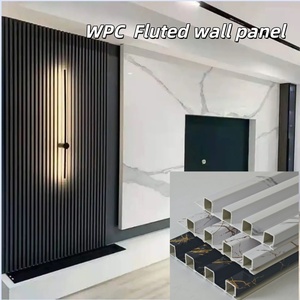 Panel Dinding WPC Beralur Berbahan Komposit Kayu Bambu Plastik, Papan Slat untuk Dekorasi Latar Belakang TV, Cladding Indoor Outdoor - Product Image 6