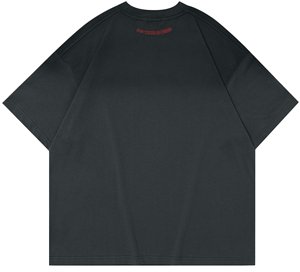 Rainbow Gradient Spray Paint T-shirt <span class=keywords><strong>à</strong></span> manches courtes pour hommes Retro Letter Printed Streetwear Style Low quantité minimale de commande Loose Fit - Product Image 6