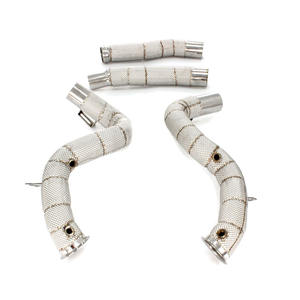 Sistema de escape de coche de carreras a <span class=keywords><strong>precio</strong></span> de fábrica, tubos de bajada de acero inoxidable para <span class=keywords><strong>mercedes</strong></span>-benz <span class=keywords><strong>AMG</strong></span> GT63/GT63S/<span class=keywords><strong>GTS</strong></span> 4,0 T, tubo de cabecera - Product Image 1