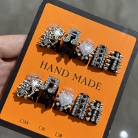 Faux ongles en acrylique 3D faits main en forme de canard, à presser, avec strass, réutilisables, fournisseur en marque privée, vente en gros