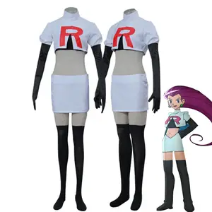 Jessie Musashi James Kojirou Cosplay Kostüm Komplettsatz Spiel Anime Cosplay Kostüm Polyester Unisex Tokyo Avengers 5-teiliges Set