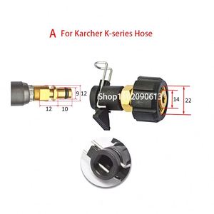 Conector Adaptador de Salida para Hidrolavadora AR Black Decker Patriot Dawoo Nilfisk <span class=keywords><strong>STIHL</strong></span>, Herramientas de Limpieza de Autos - Product Image 2