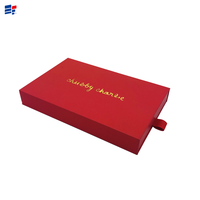 Tiroir en carton de taille personnalisée glissant cadeau blanc papier emballage tiroir organisateur boîtes